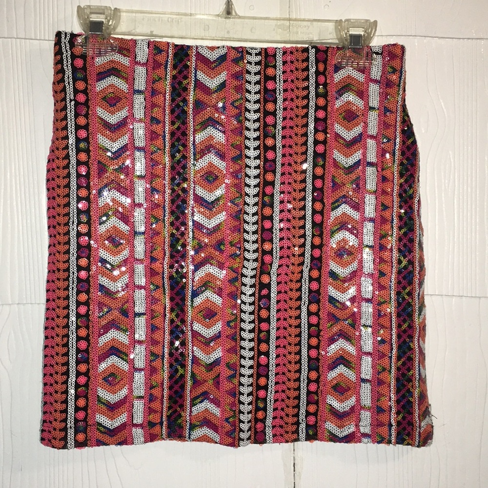 Sequin Mini Skirt
